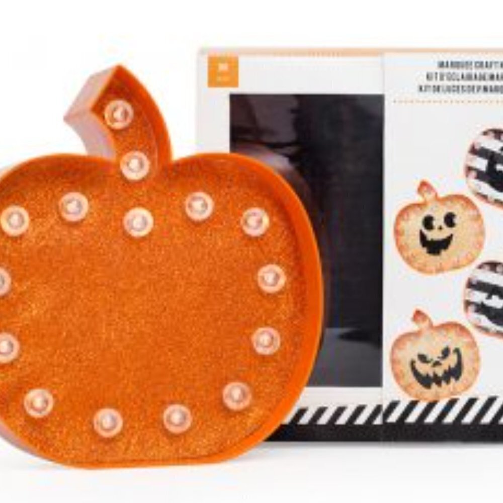 Heidi Swapp - Marquee Love Collection - DIY Marquee Kit - Pumpkin - Unused